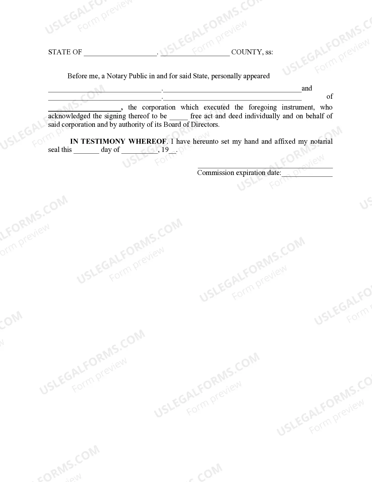 Preview Grant of Easement for Gas Pipeline