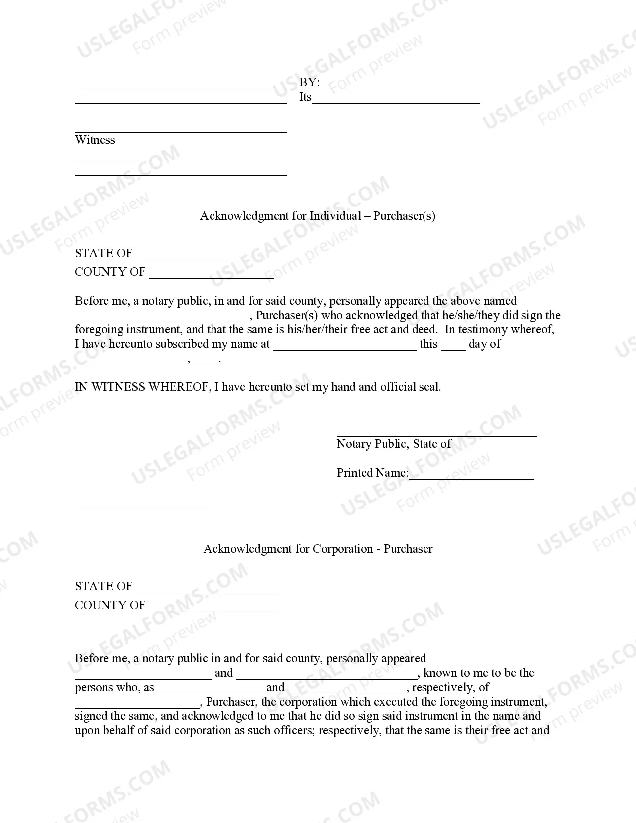 Preview Ohio Timber Sale Contract