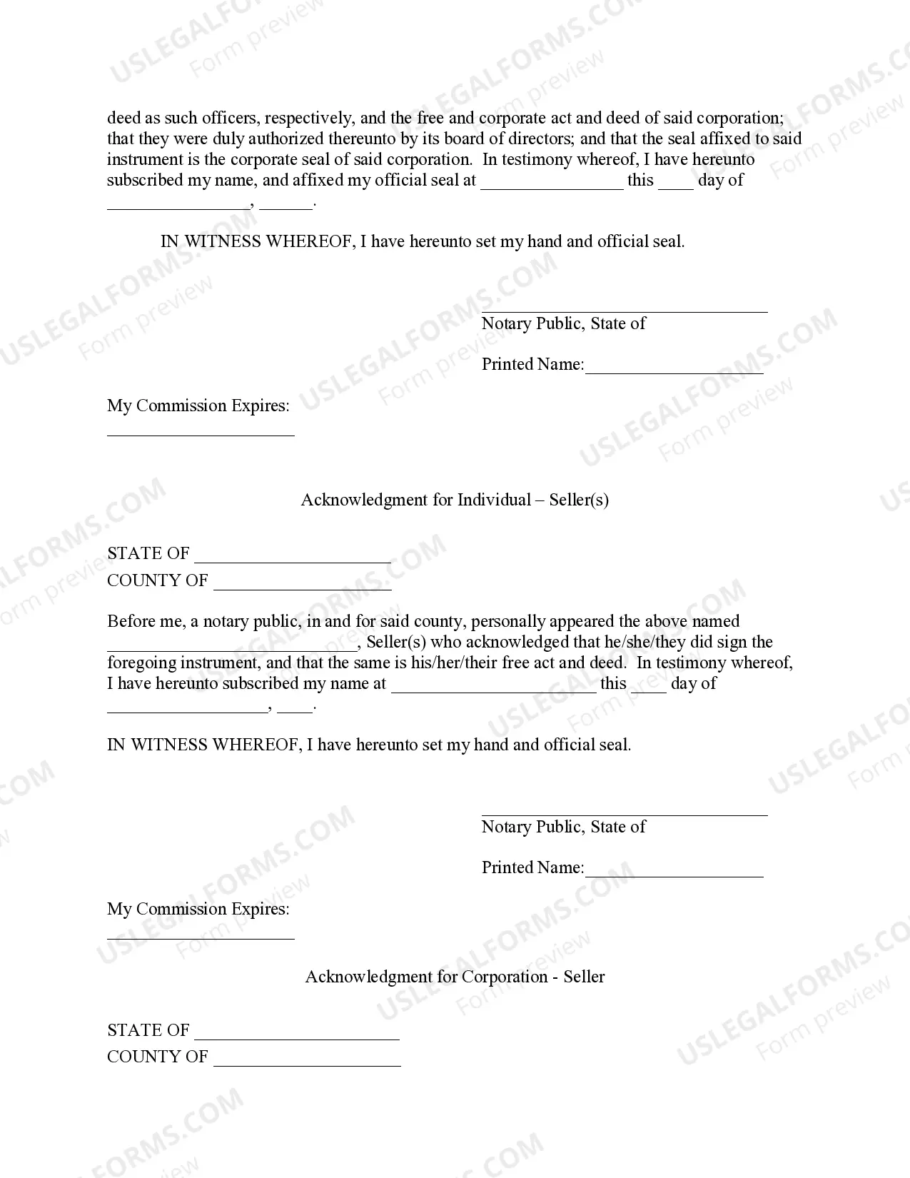 Preview Ohio Timber Sale Contract