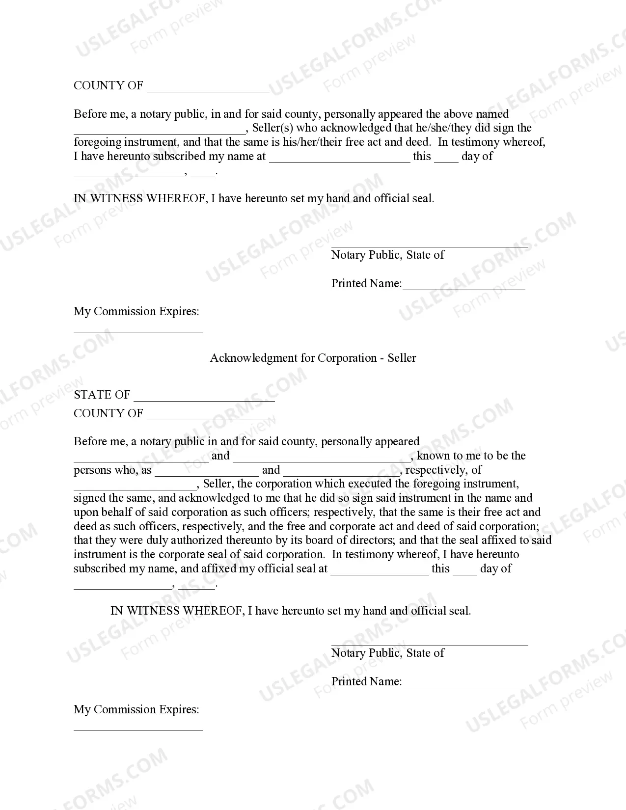 Preview Ohio Forest Products Timber Sale Contract