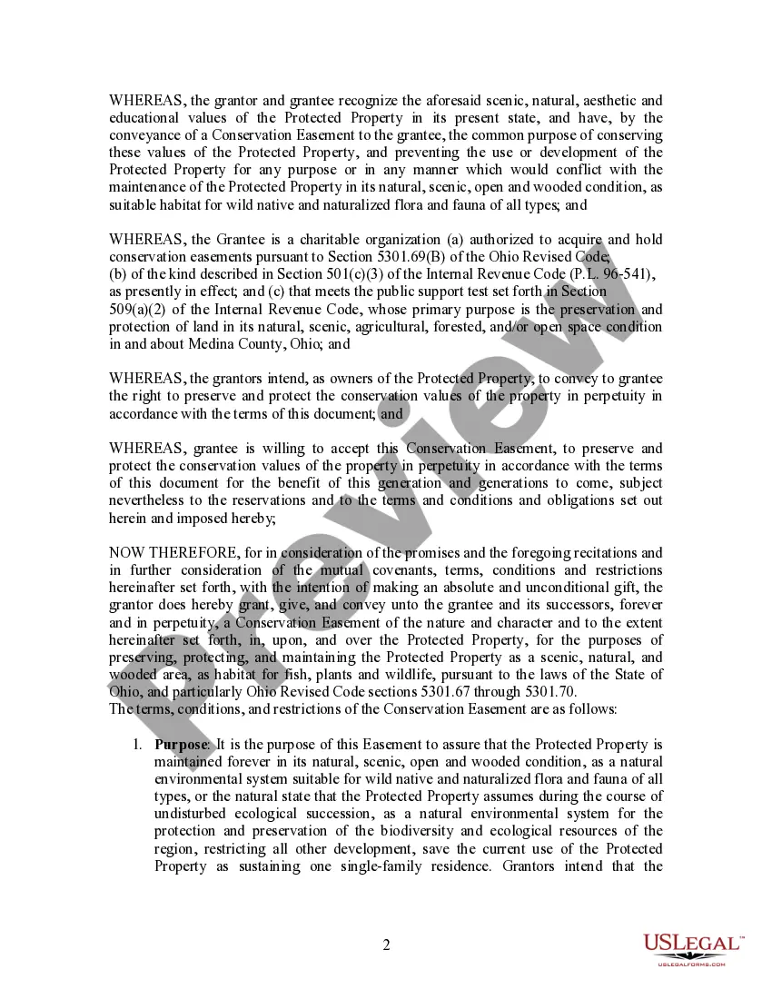 Preview Conservation Easement