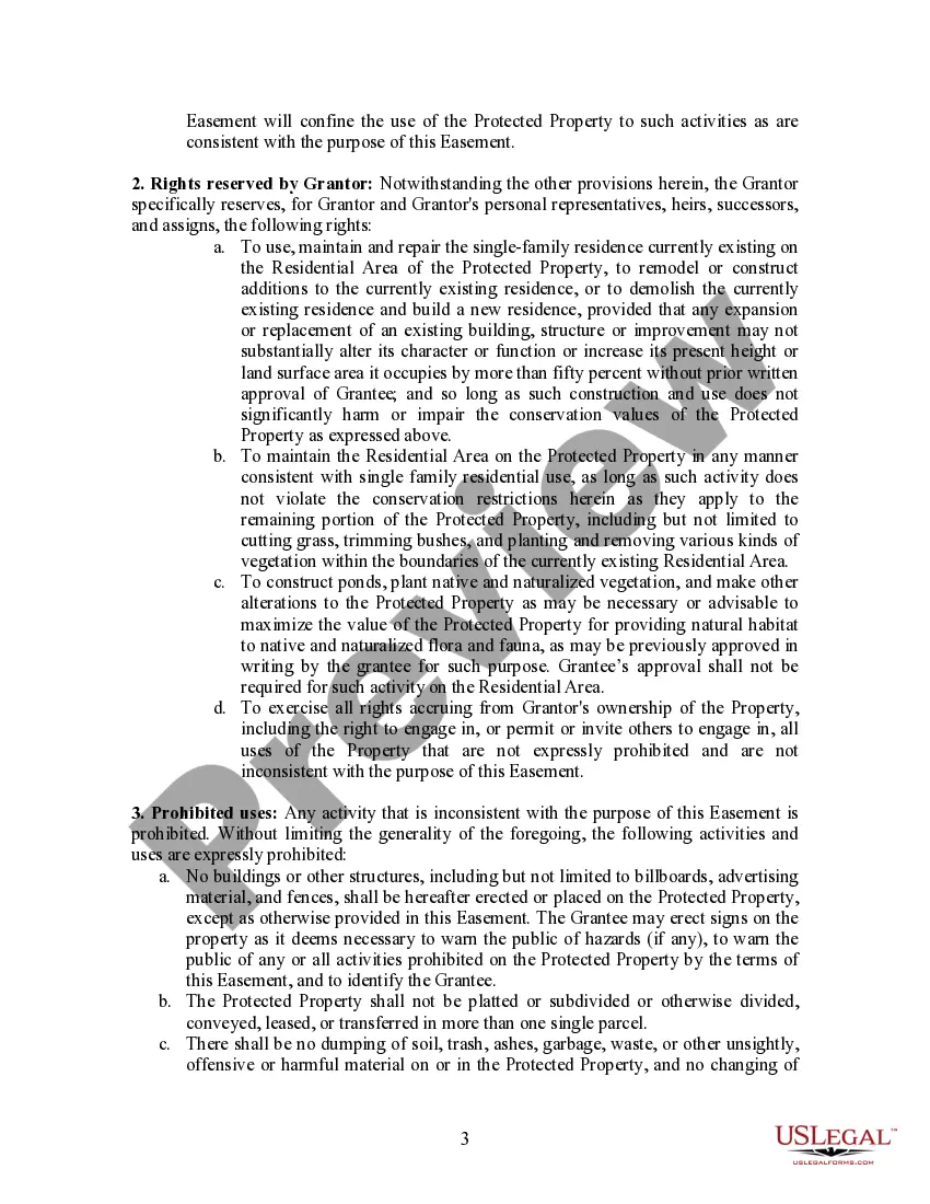 Preview Conservation Easement