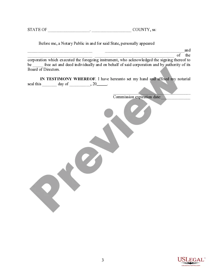 Preview Gas Pipeline - Utility Easement