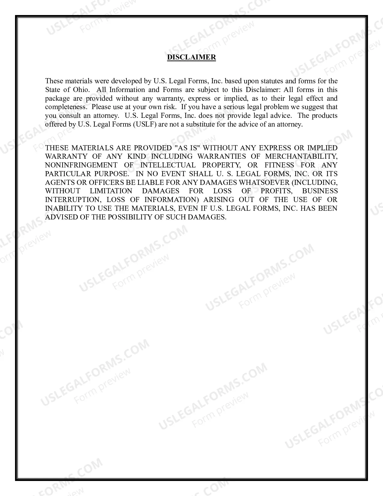 Preview Ohio Foreign Judgment Enrollment