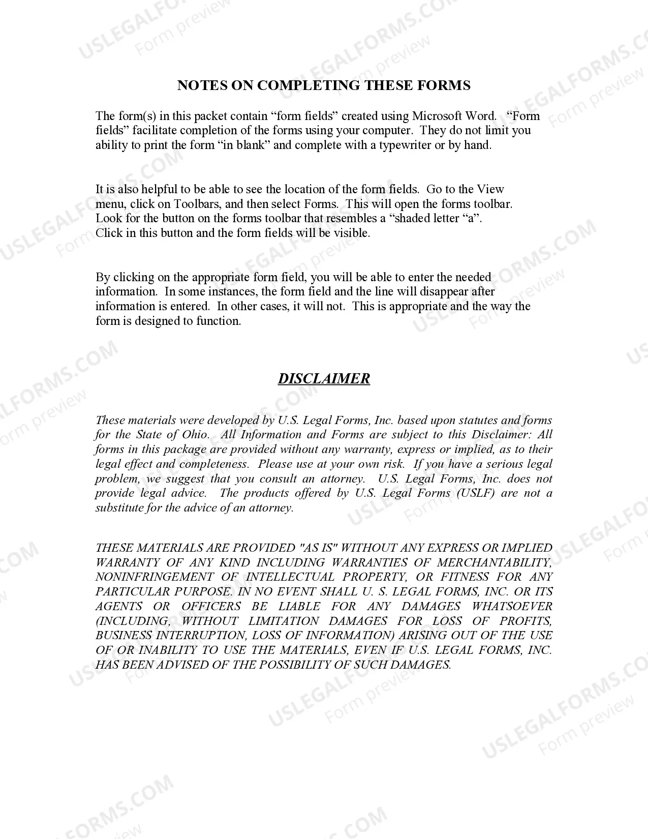 Preview Small Estate Affidavit and Related Forms Package for Estates Not More Than 35,000 (or $100,000 and Inherited by Spouse Only)