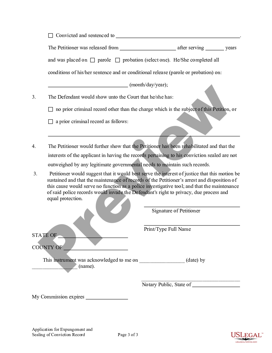 Ohio Expungement Package US Legal Forms