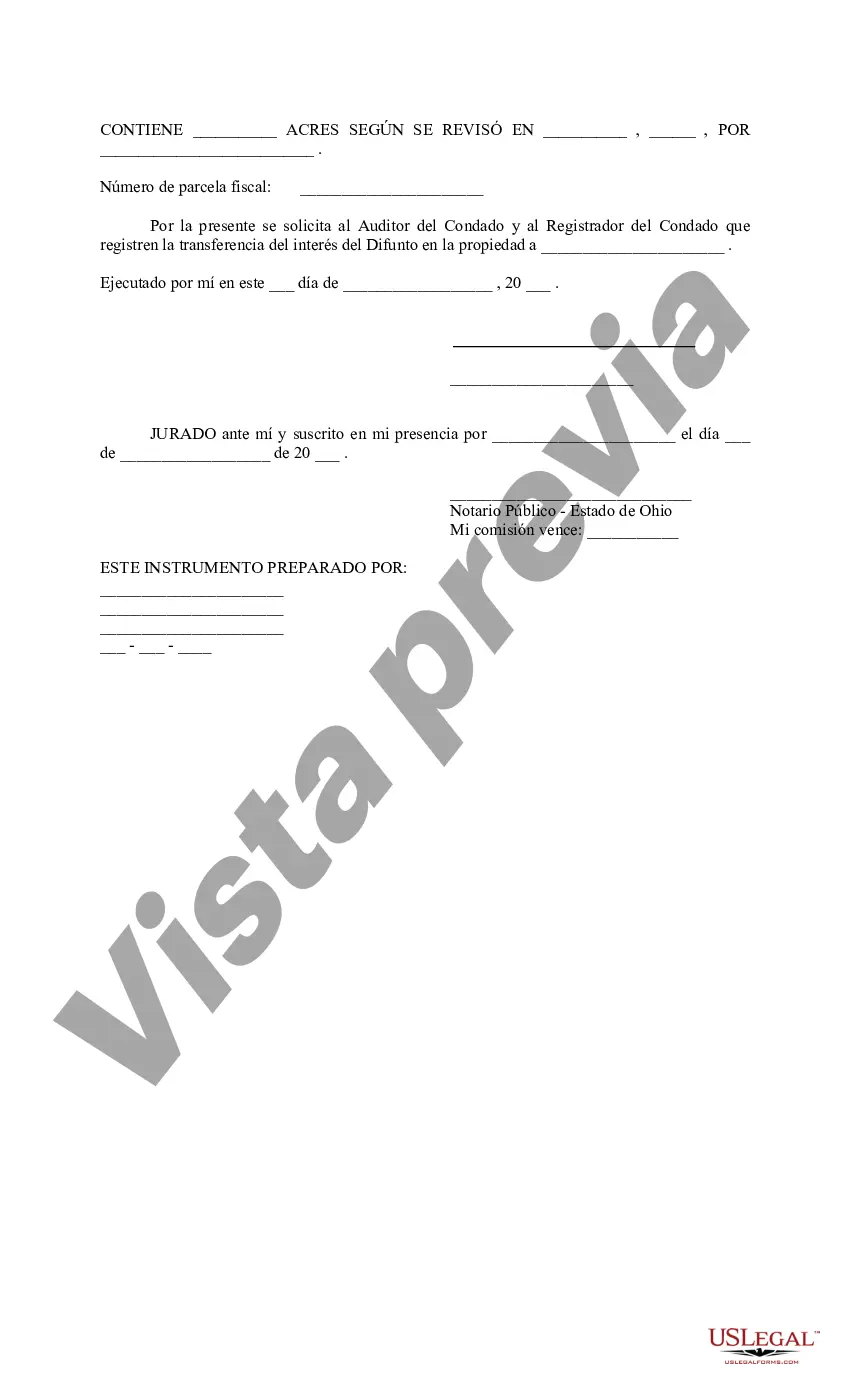 Preview Declaración Jurada (Supervivencia)