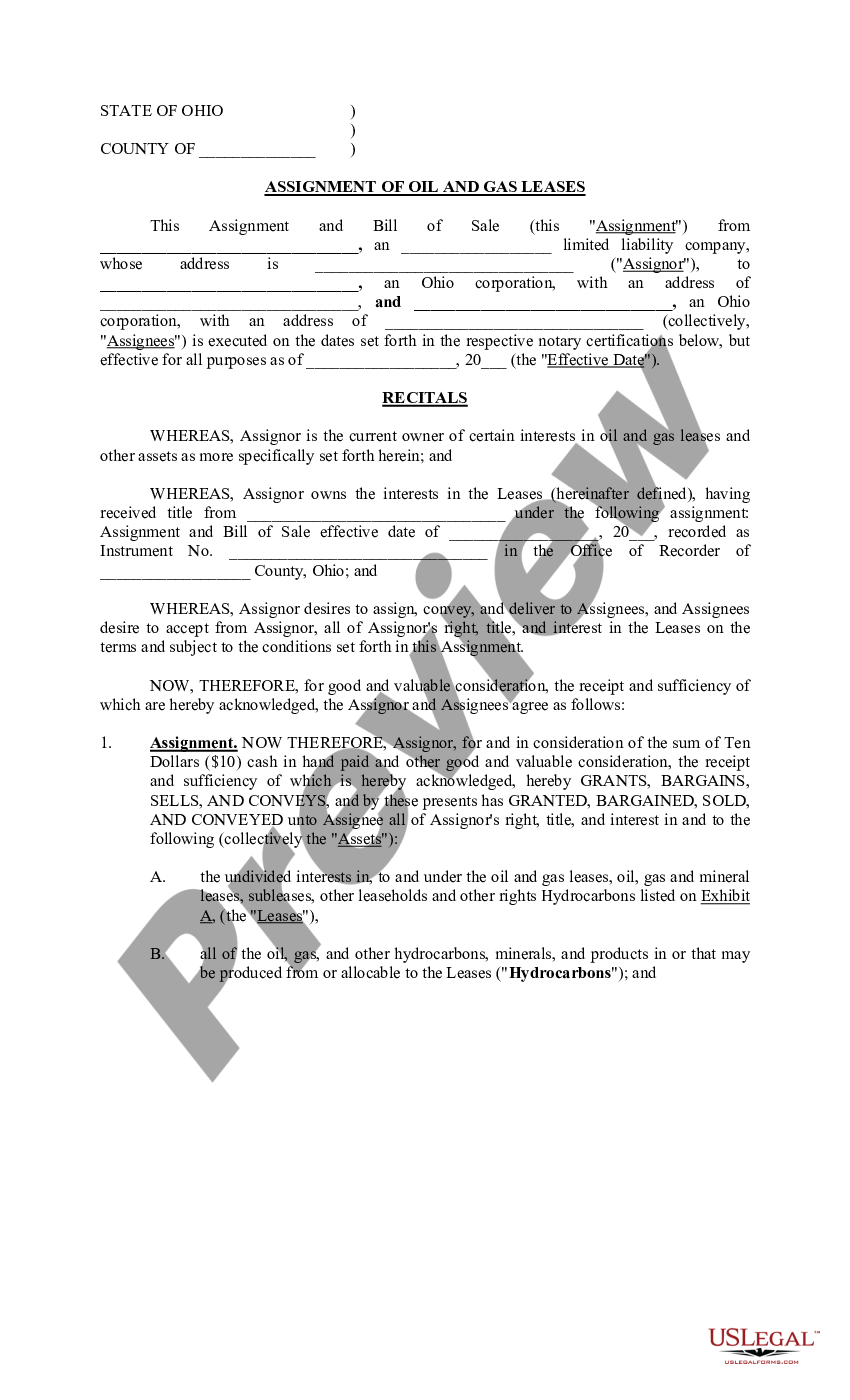 ohio-assignment-of-oil-and-gas-leases-ohio-common-doc-us-legal-forms