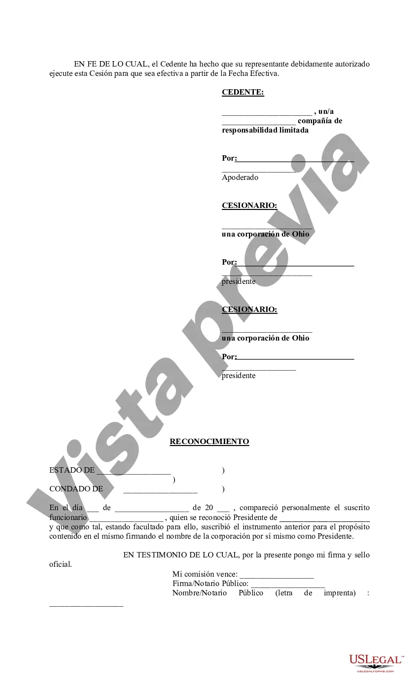 Preview Cesión de Arrendamientos de Petróleo y Gas