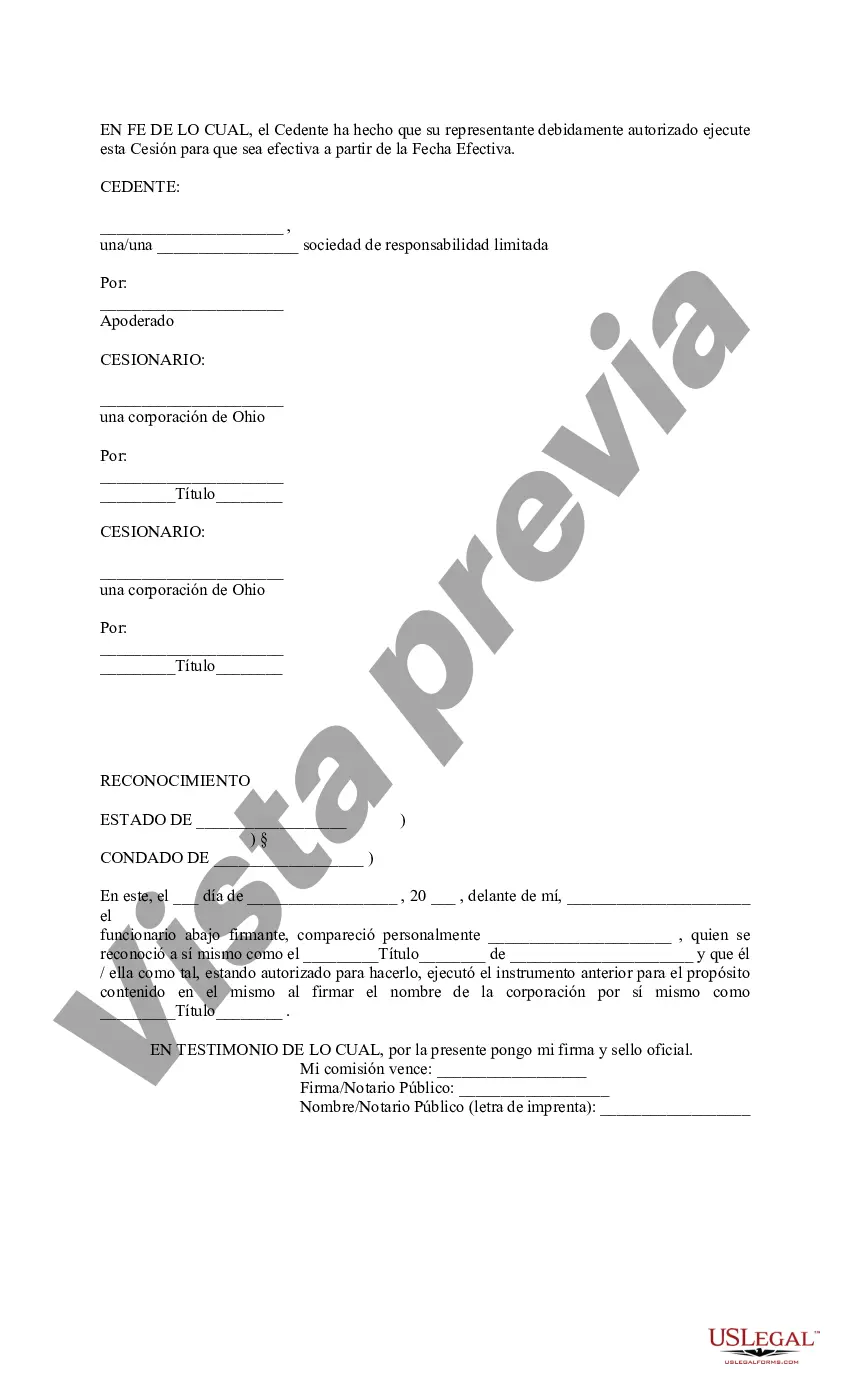 Preview Cesión de Arrendamientos de Petróleo y Gas