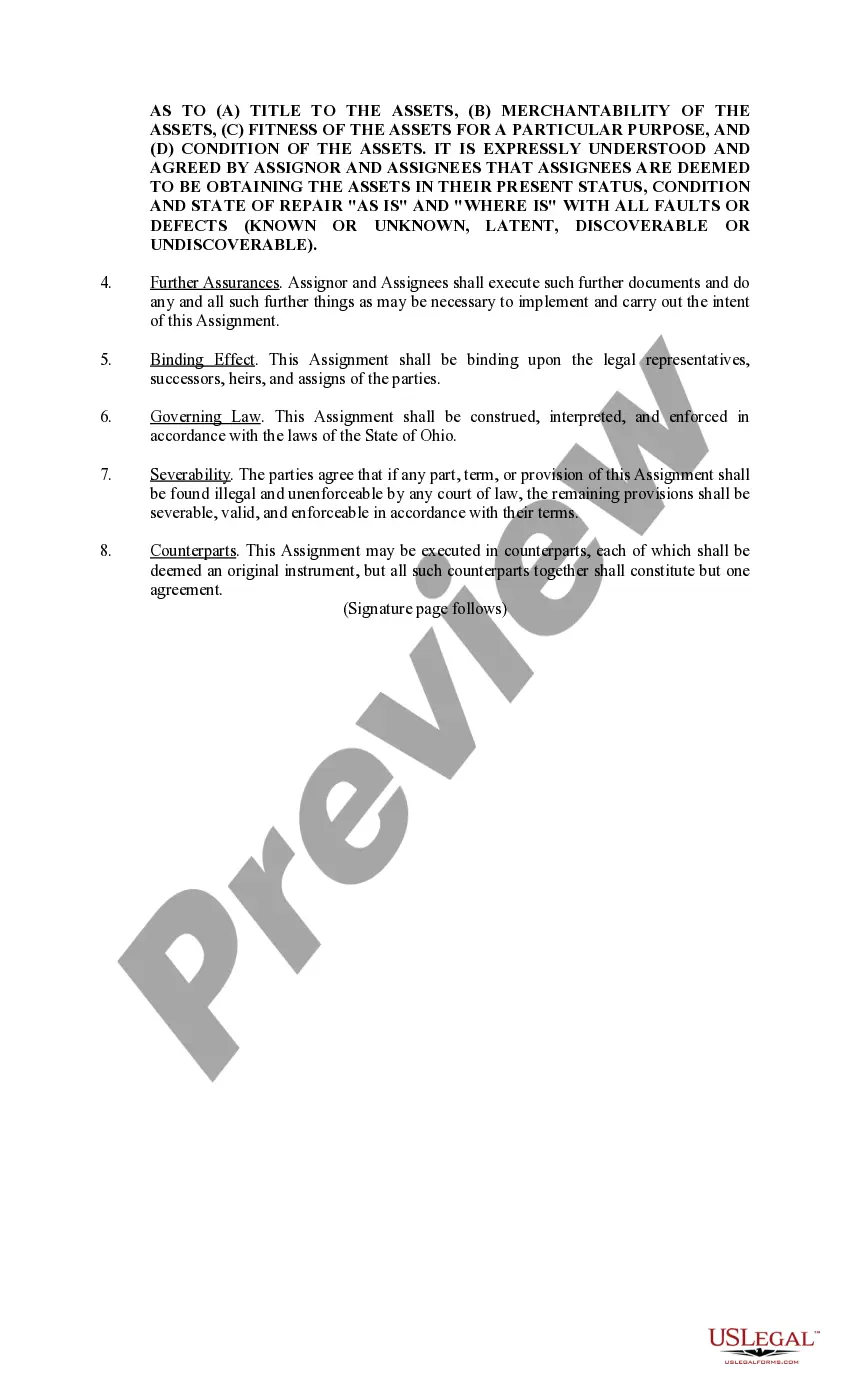 Preview Assignment of Oil and Gas Leases