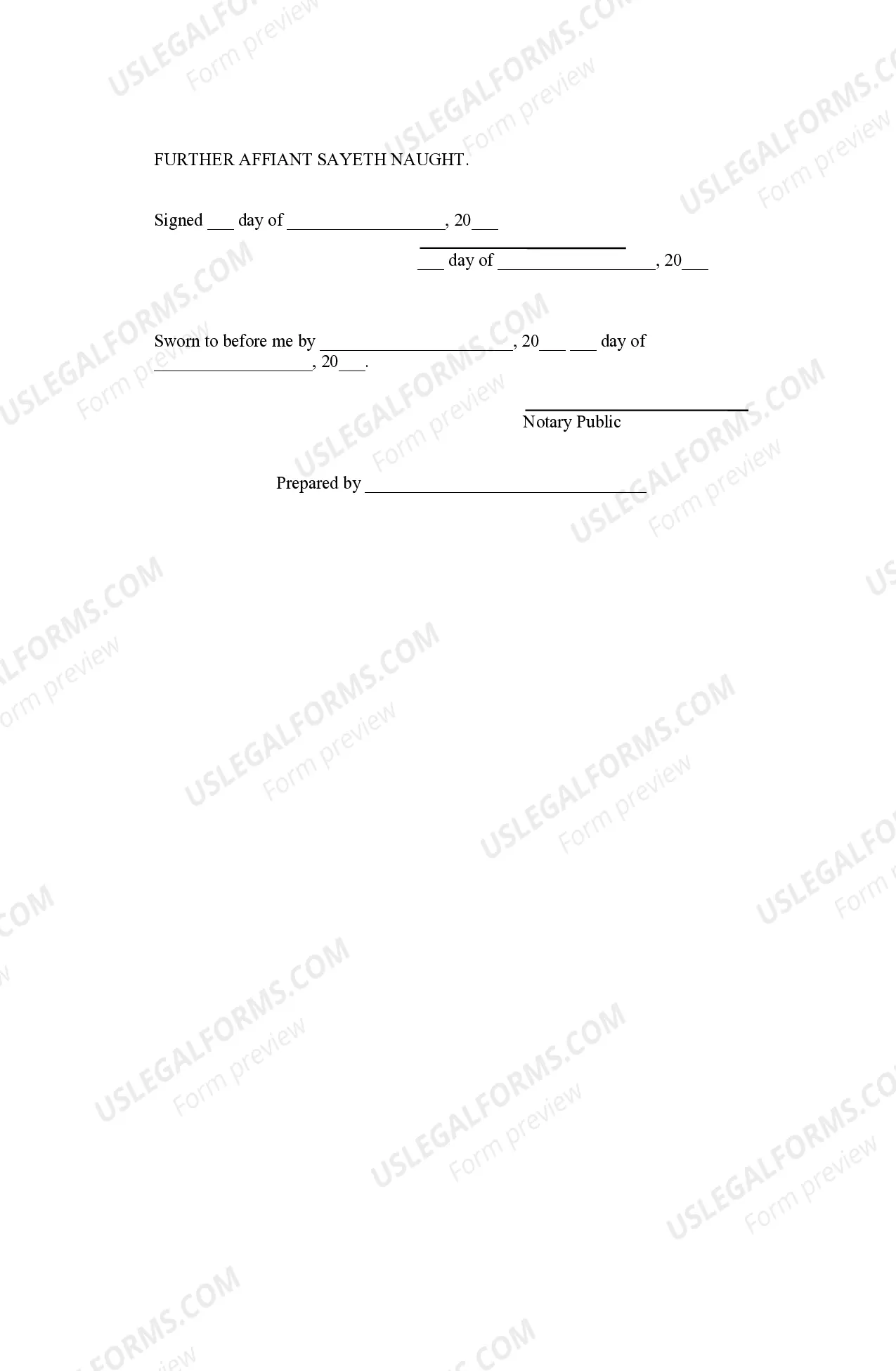 Preview Claim to Preserve Mineral Interest