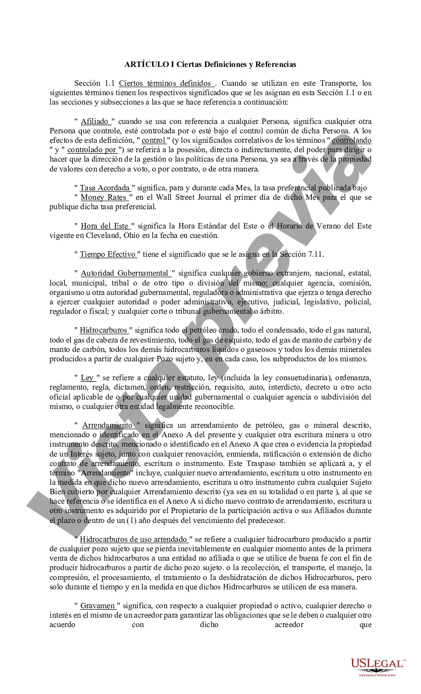 Preview Transmisión de intereses de regalías primordiales