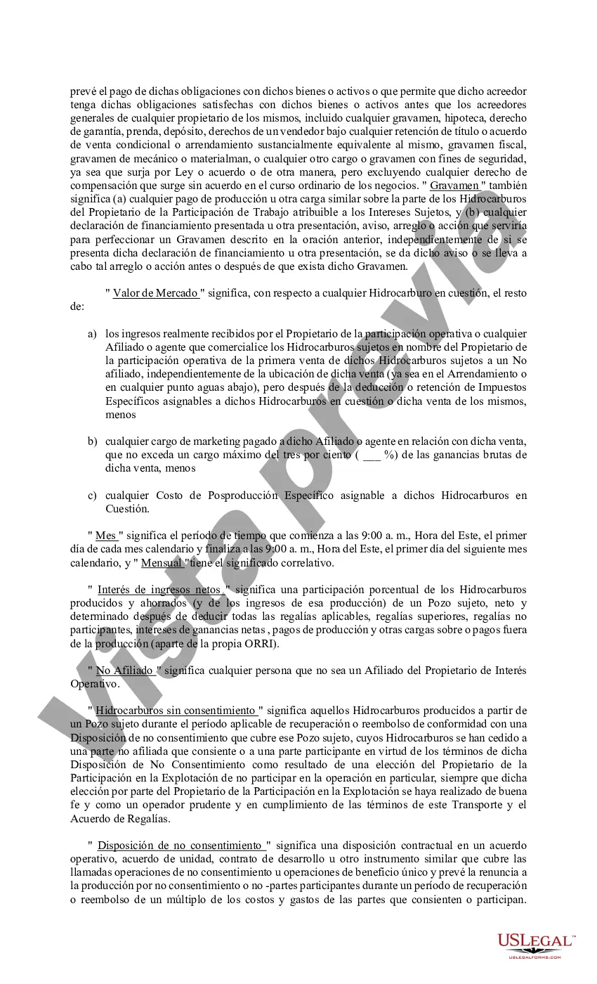 Preview Transmisión de intereses de regalías primordiales