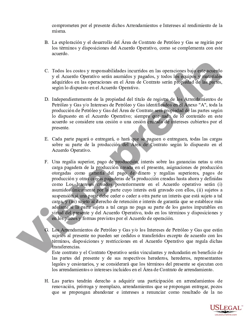 Preview Suplemento de Registro del Acuerdo Operativo y Declaración de Financiamiento