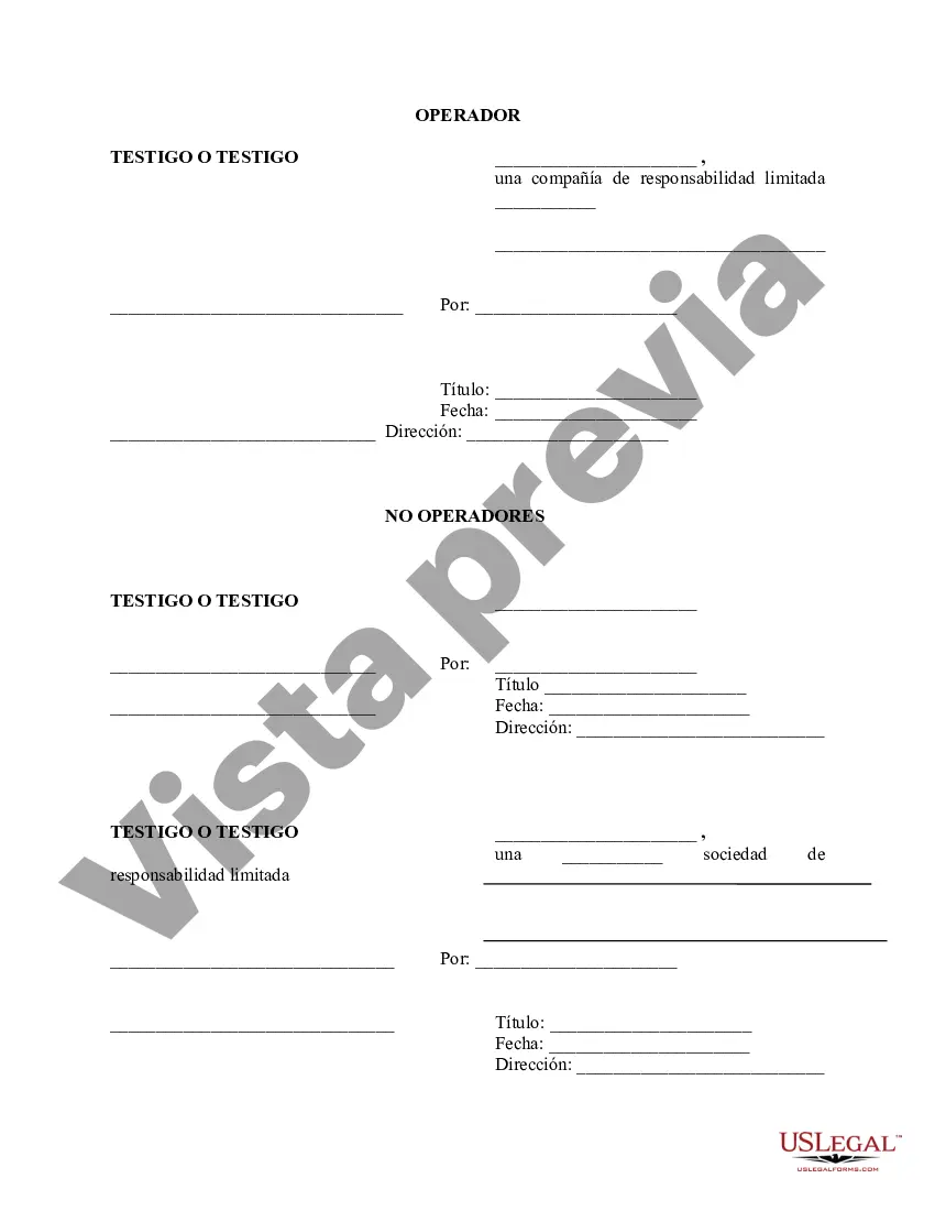Preview Suplemento de Registro del Acuerdo Operativo y Declaración de Financiamiento