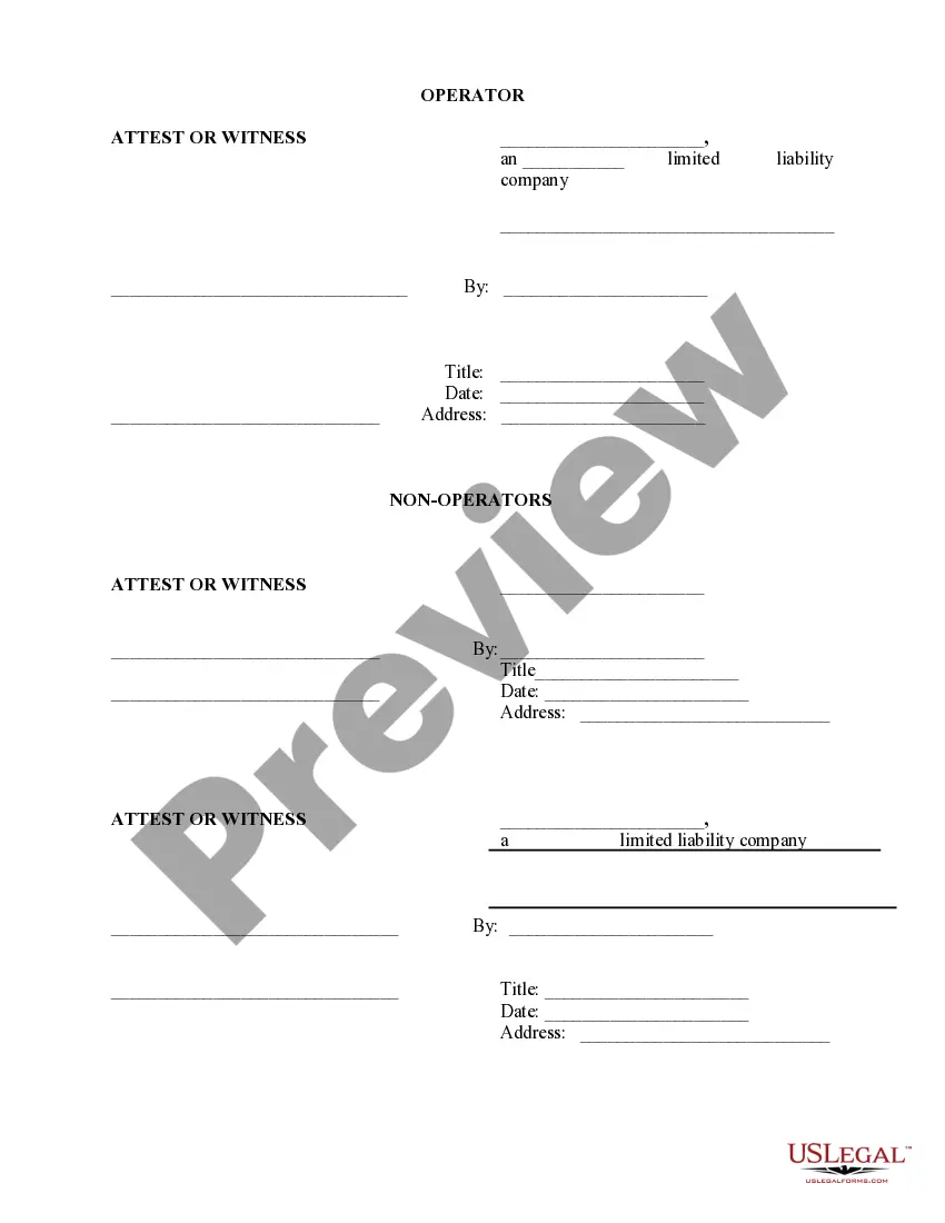 Get Recording Supplement to Operating Agreement and Financing Statement Preview Recording Supplement to Operating Agreement and Financing Statement