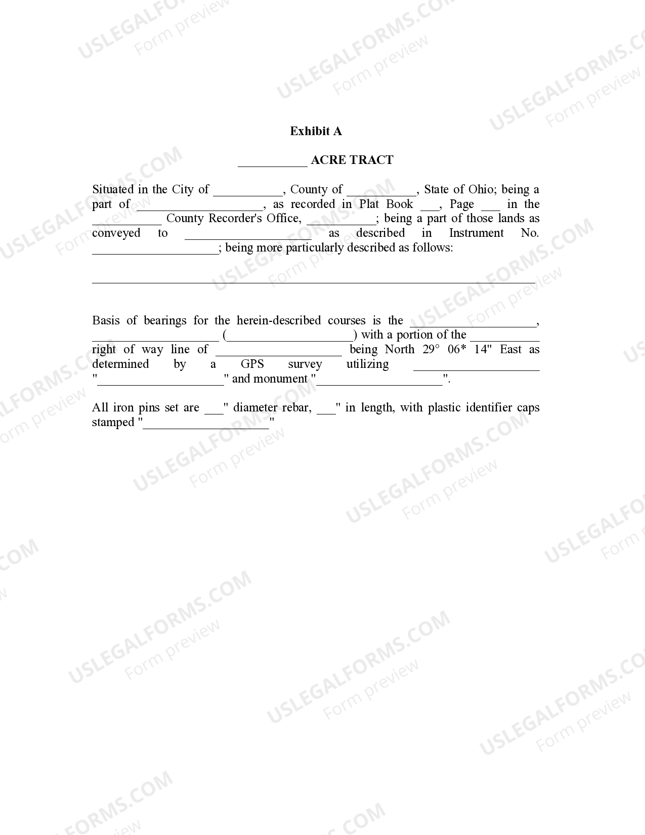 Ohio Partial Satisfaction and Release of Land Installment Contract