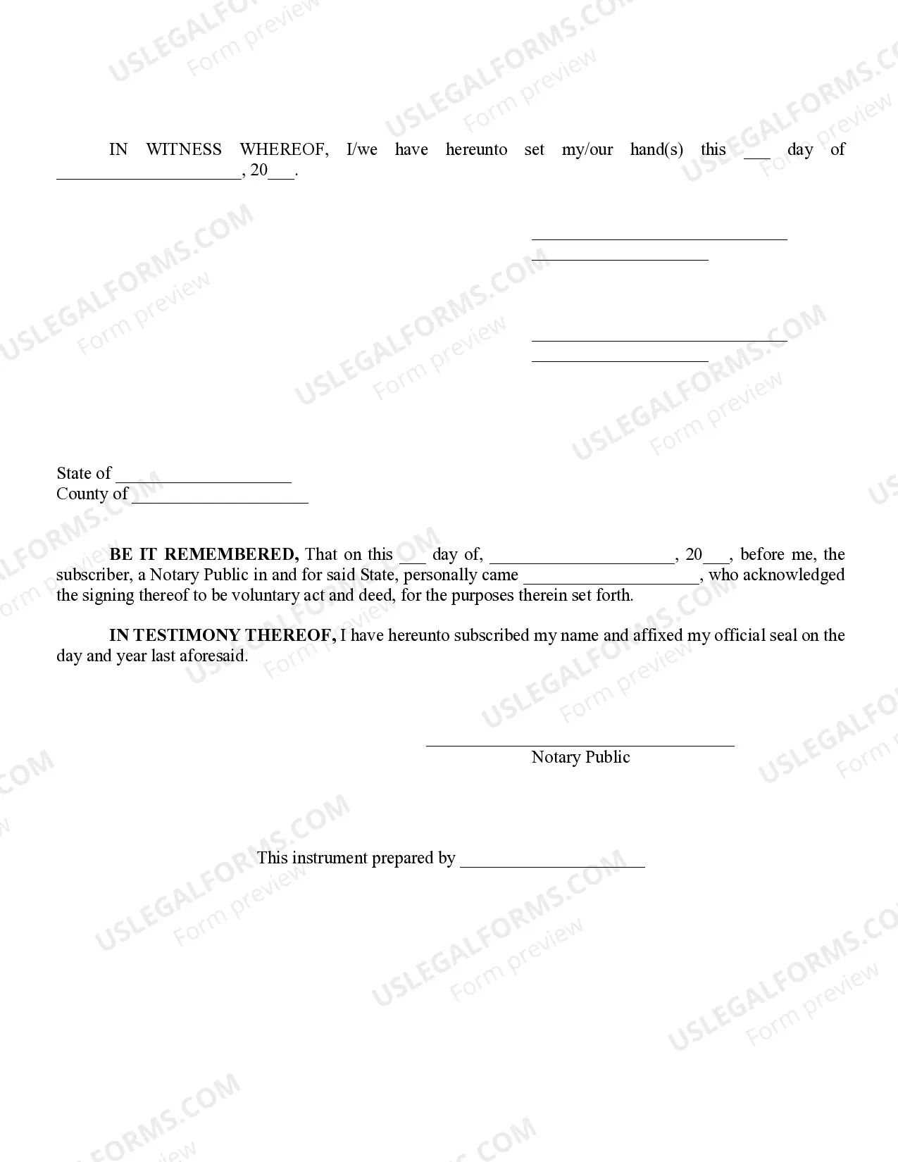 Preview Special Power of Attorney