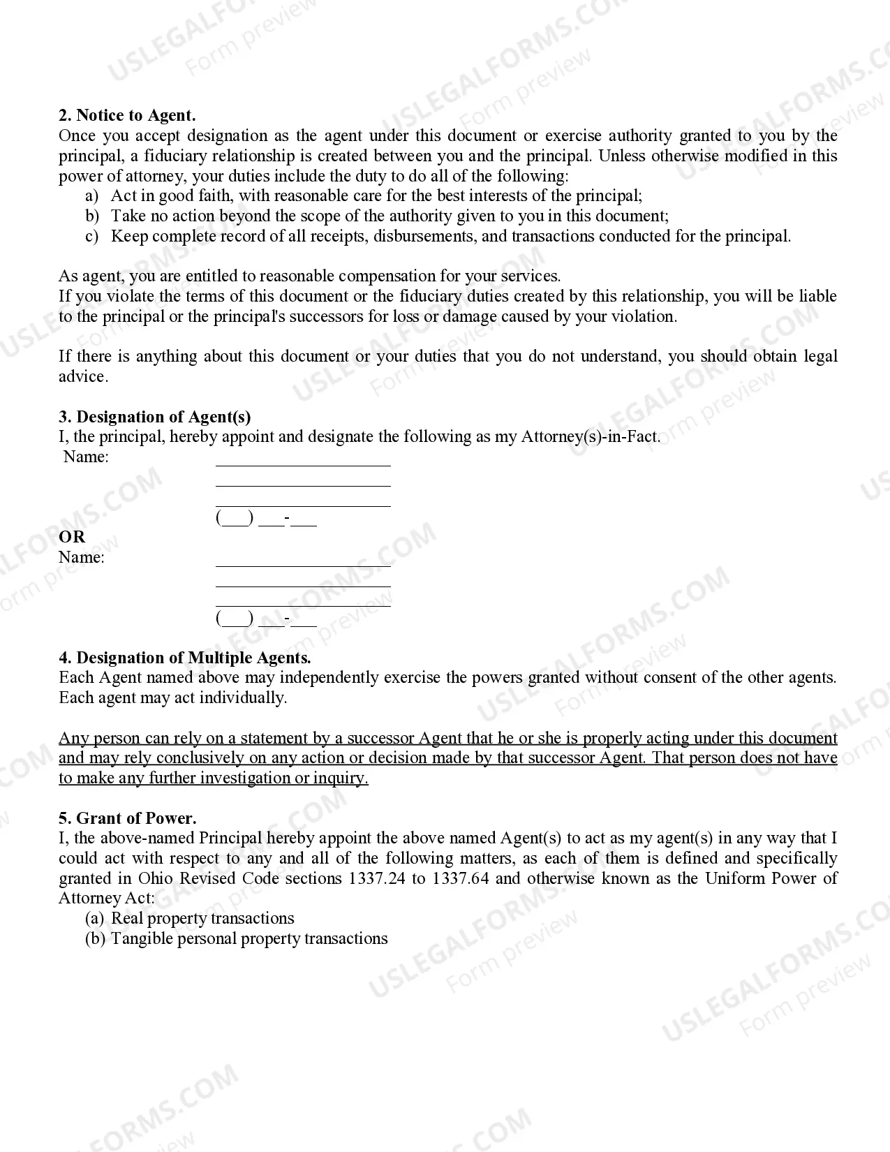 Preview Power of Attorney