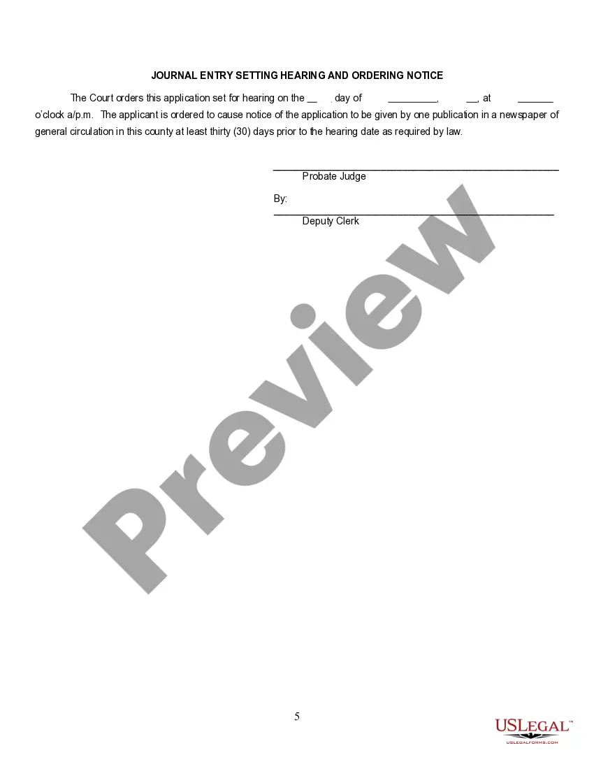 Preview Application for Change of Name of Family