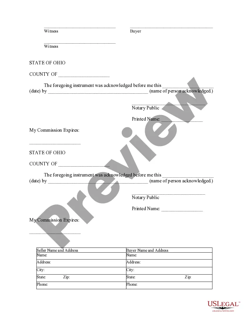 Preview Notice of Option for Recording