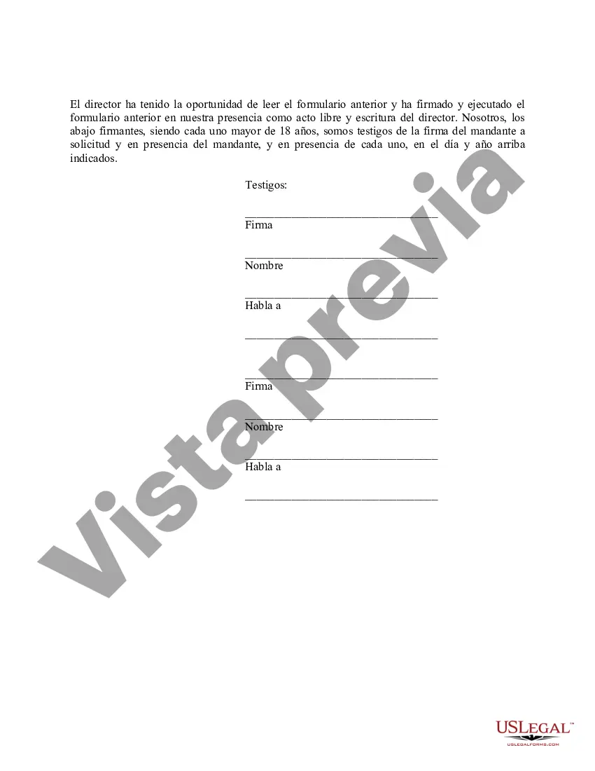 Preview Revocación del Poder General Duradero