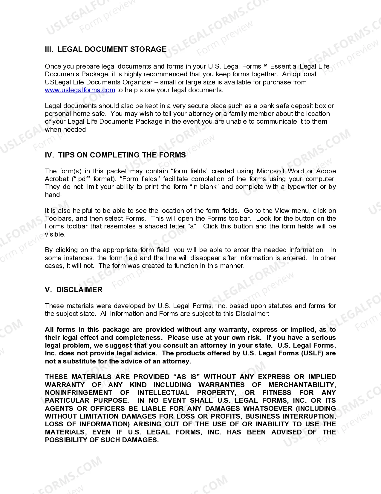 Preview Ohio Essential Legal Life Documents for Military Personnel