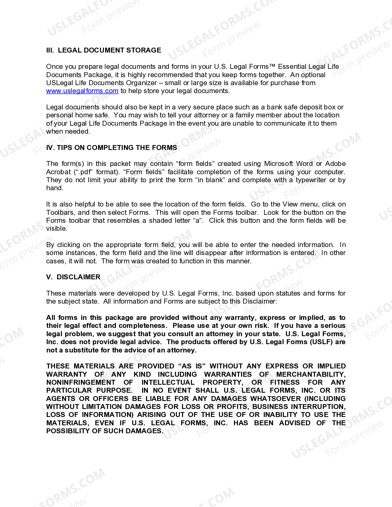 Preview Ohio Newly Divorced Individuals Package