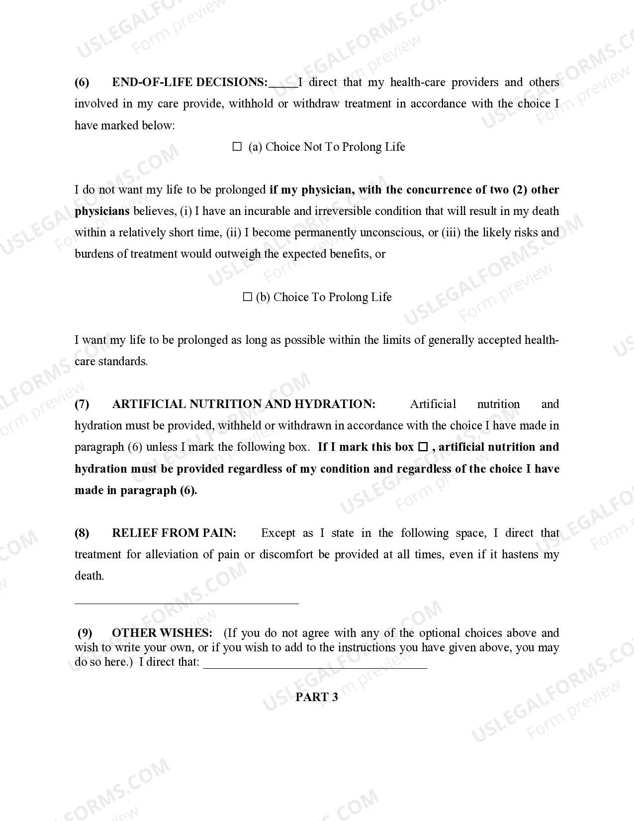 Preview Durable Power of Attorney for Health Care