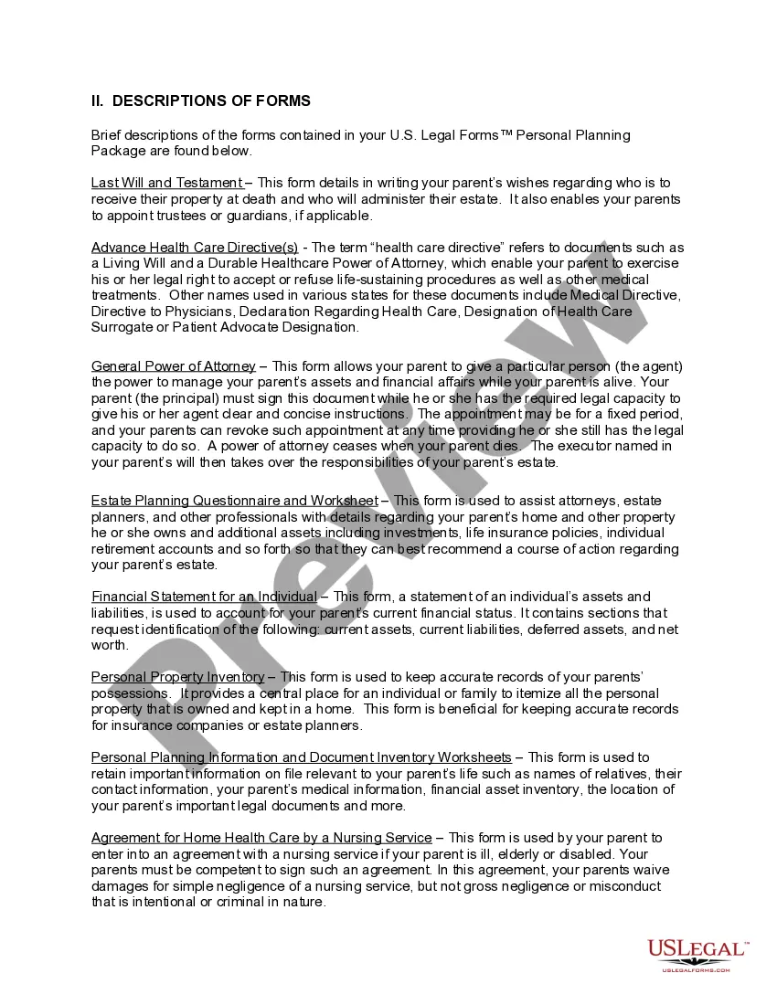 Get Ohio Aging Parent Package Preview Ohio Aging Parent Package