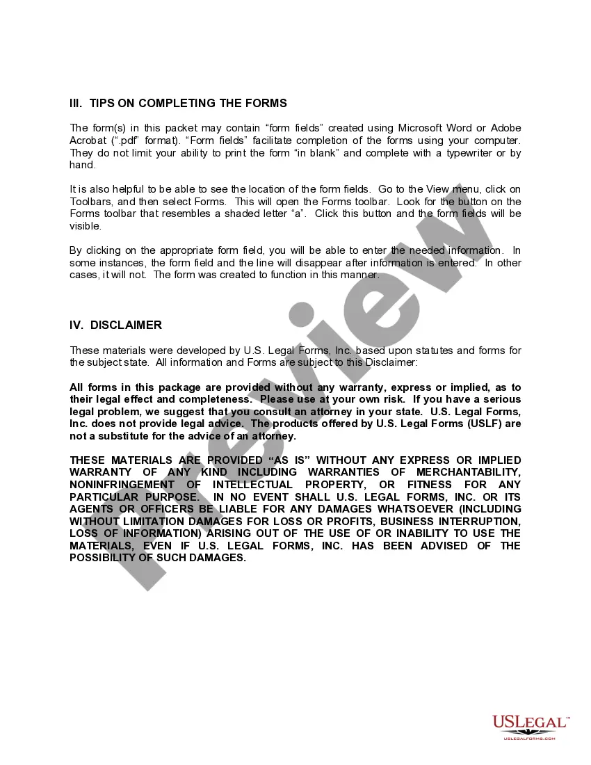 Preview Ohio Construction or Mechanics Lien Package - Individual