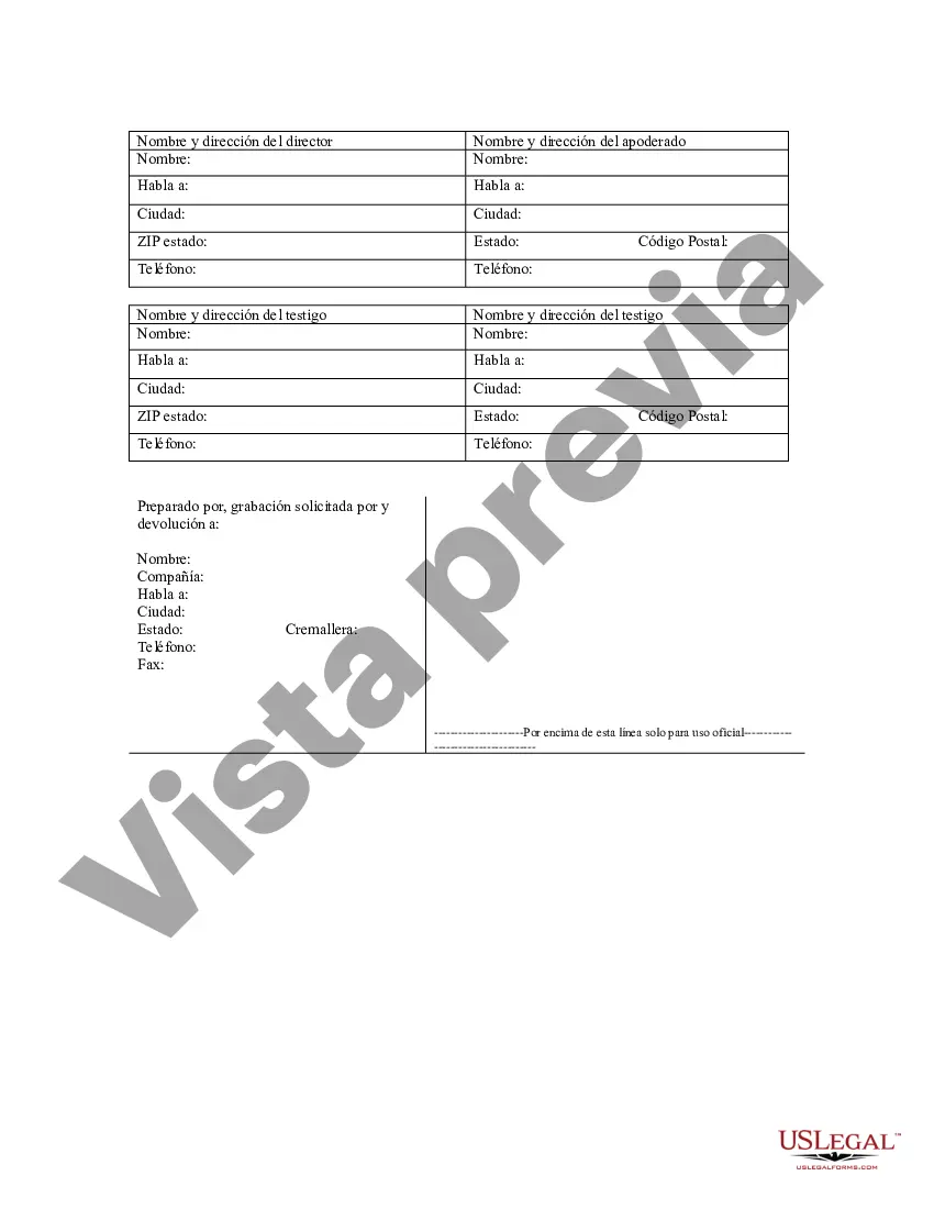 Preview Poder notarial especial o limitado para transacciones de venta de bienes raíces por parte del vendedor