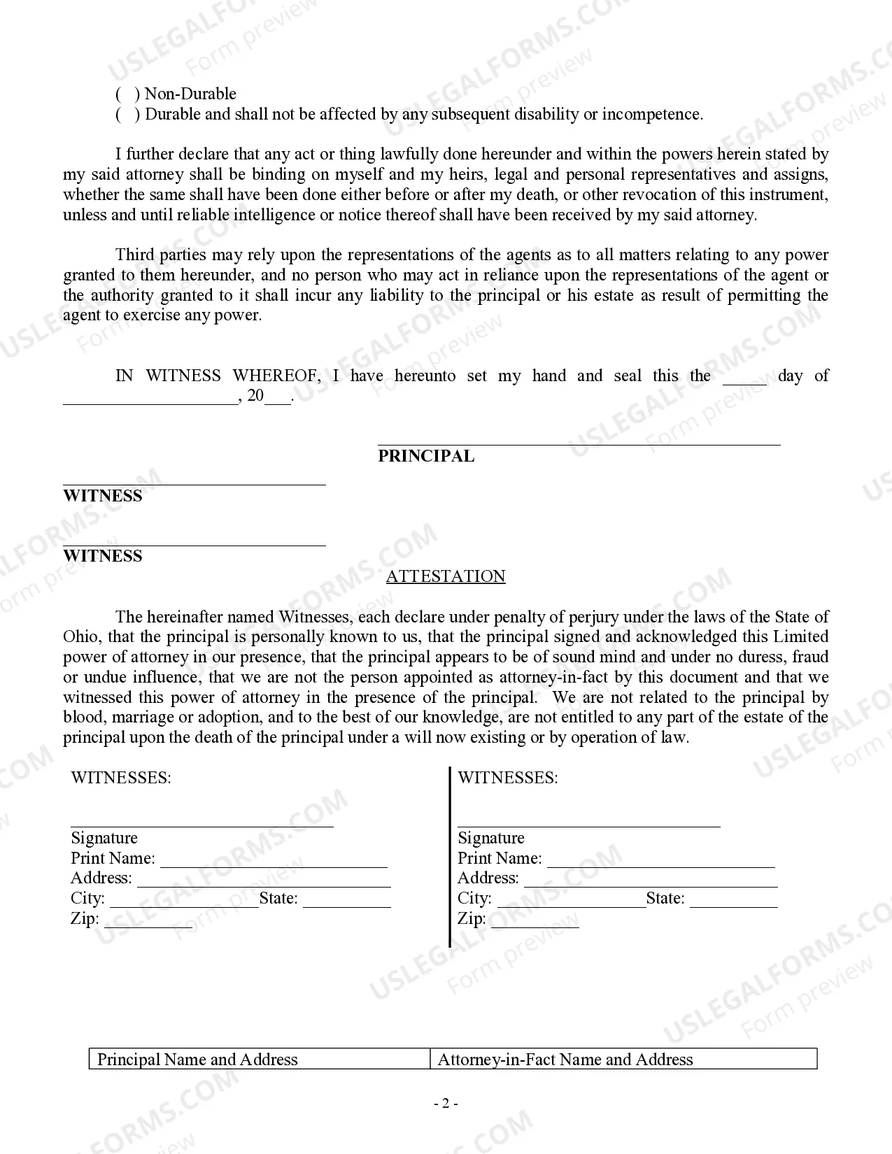 Preview Limited Power of Attorney for Stock Transactions and Corporate Powers