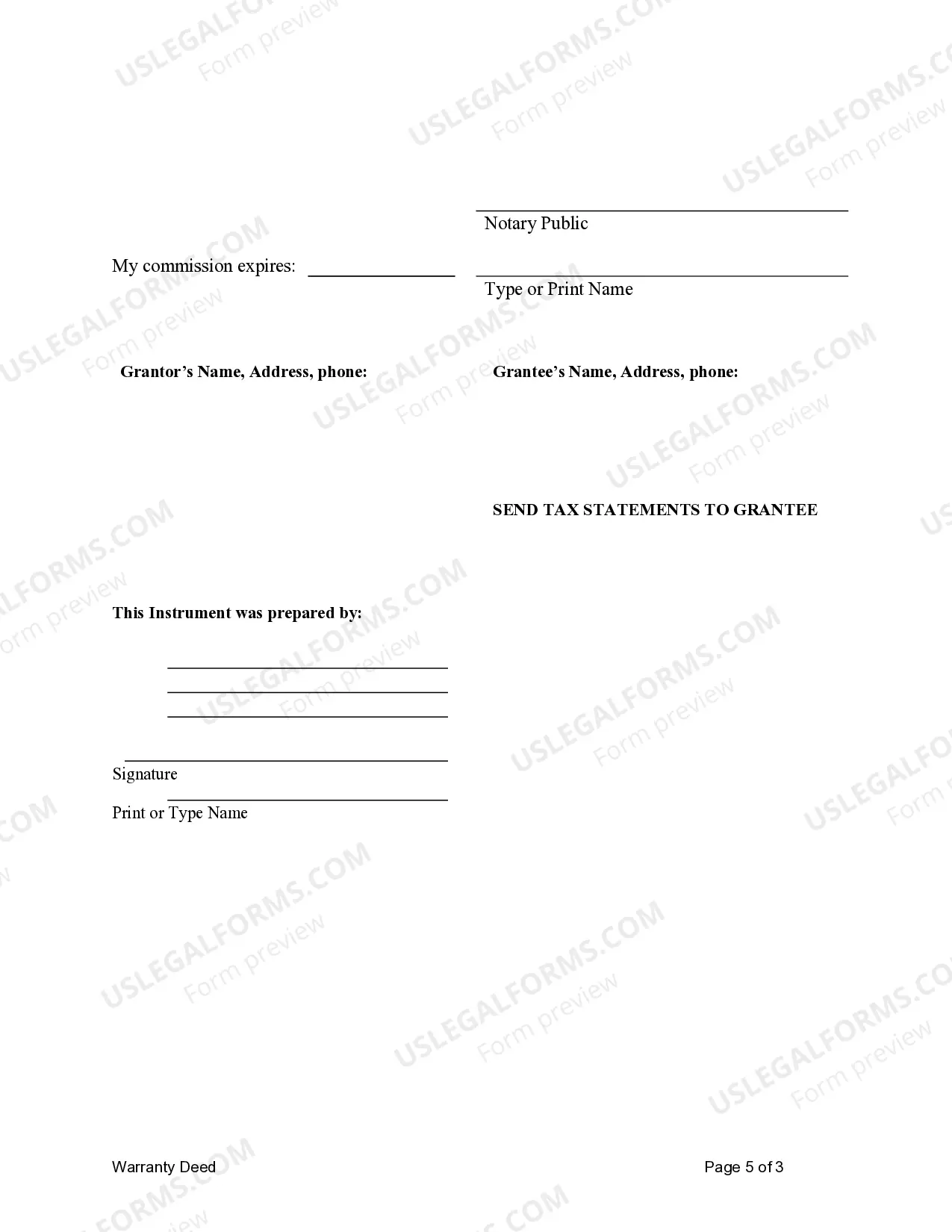 Preview General Warranty Deed for Corporation to Corporation