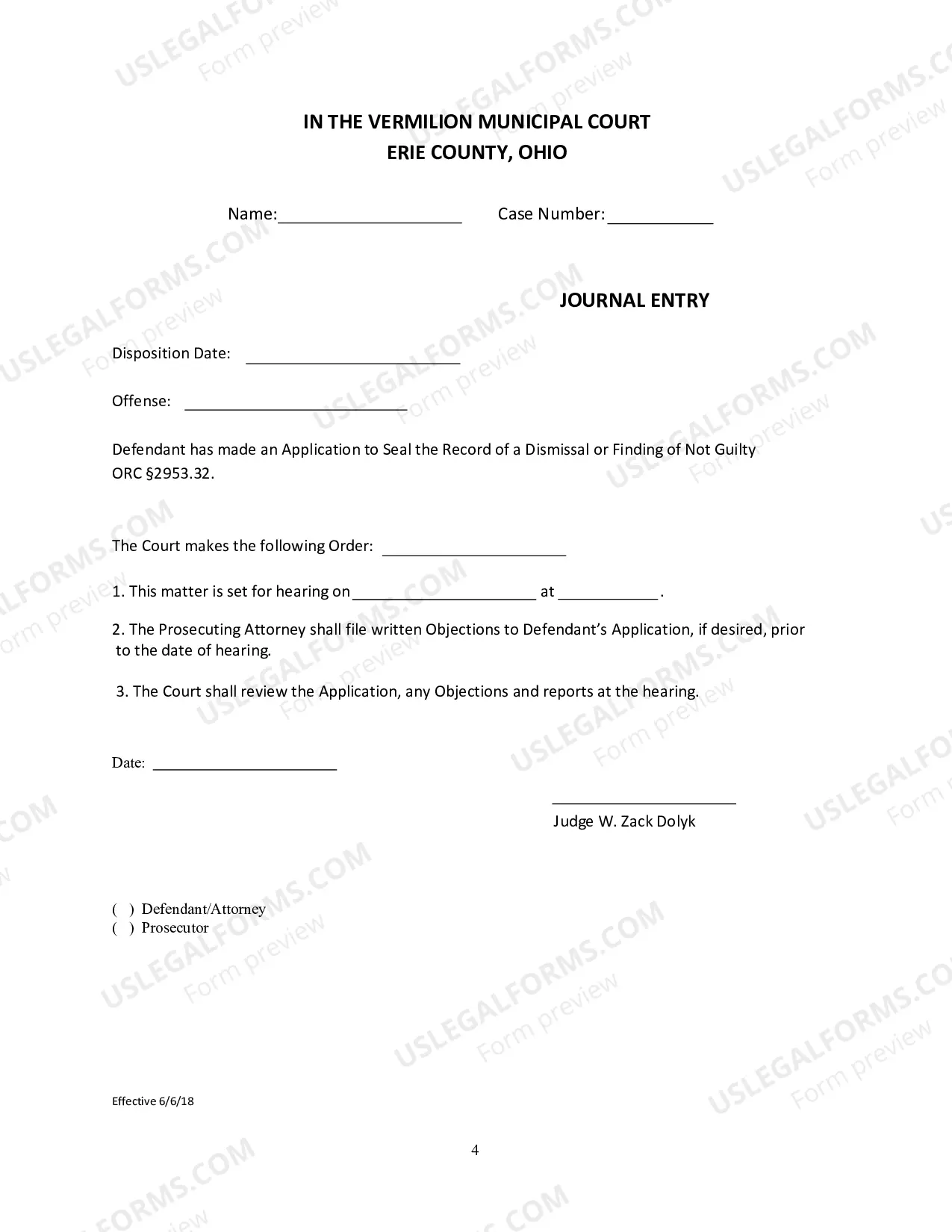 Preview Application For Order Sealing Record