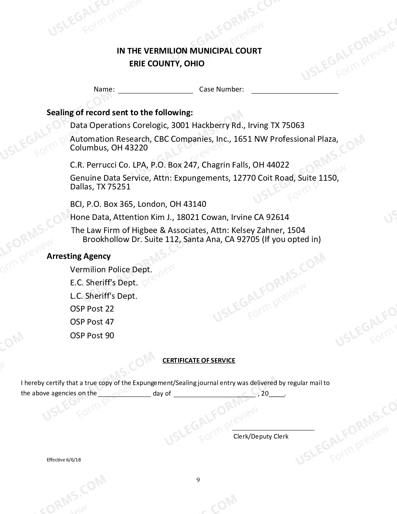 Preview Application For Order Sealing Record