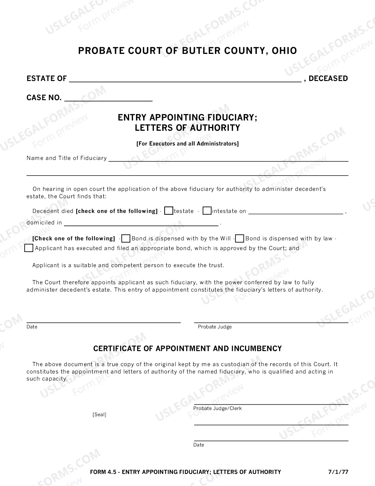 Preview Application To Reopen Estate And Appoint Fiduciary