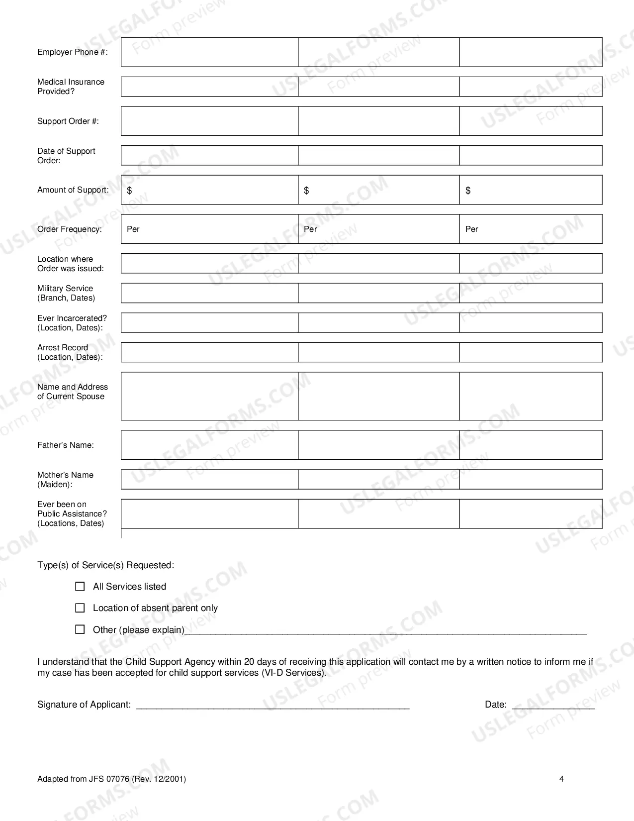Preview The Parenting Proceeding Affidavit