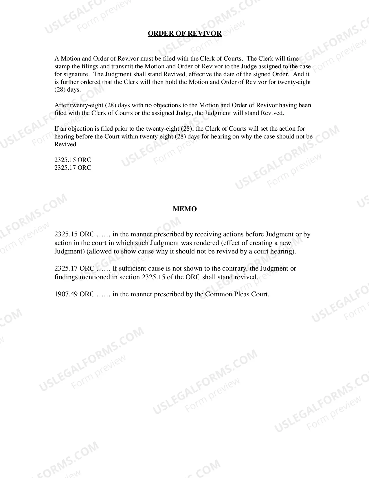 Preview Motion For Revivor