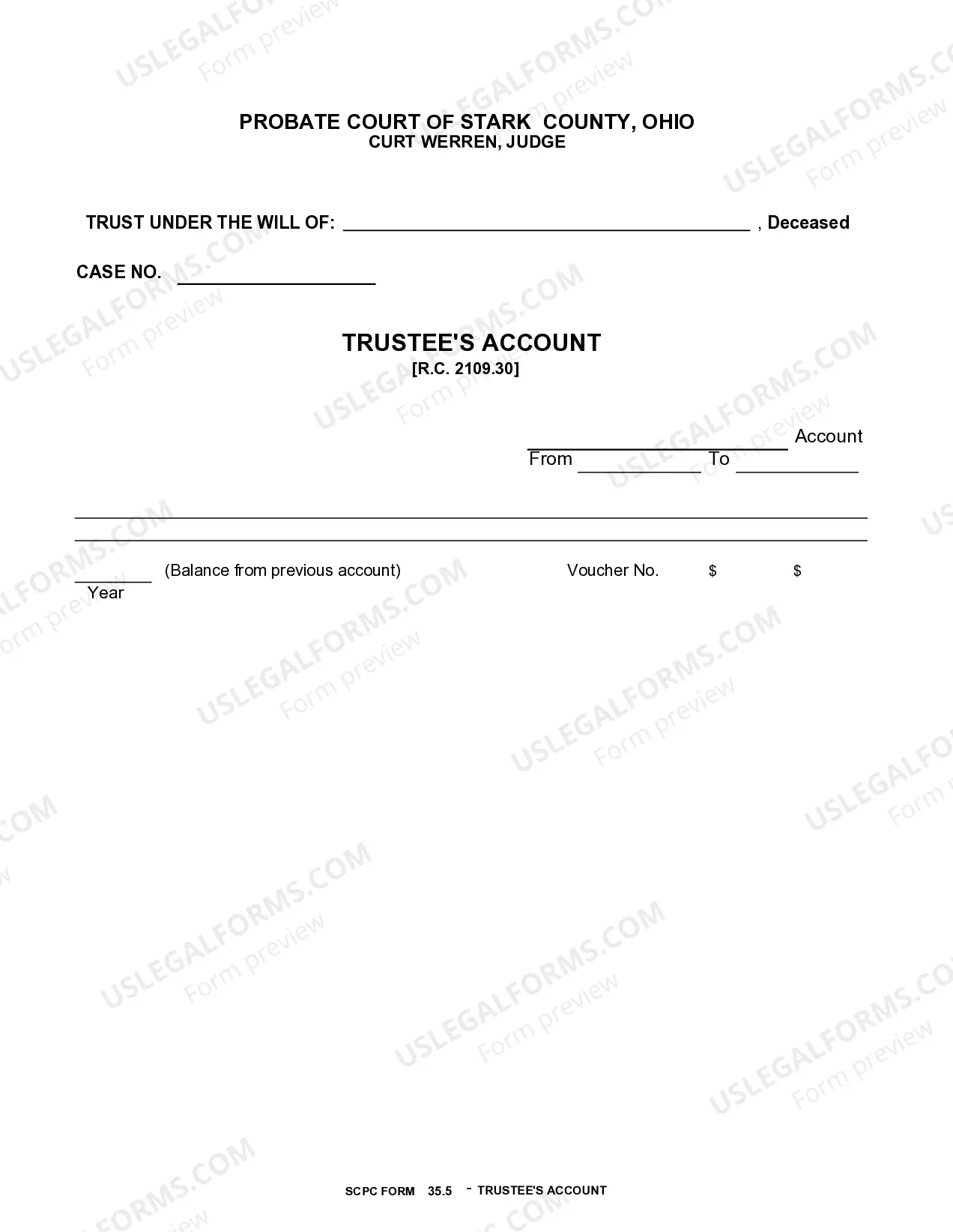 Preview Trustees Account
