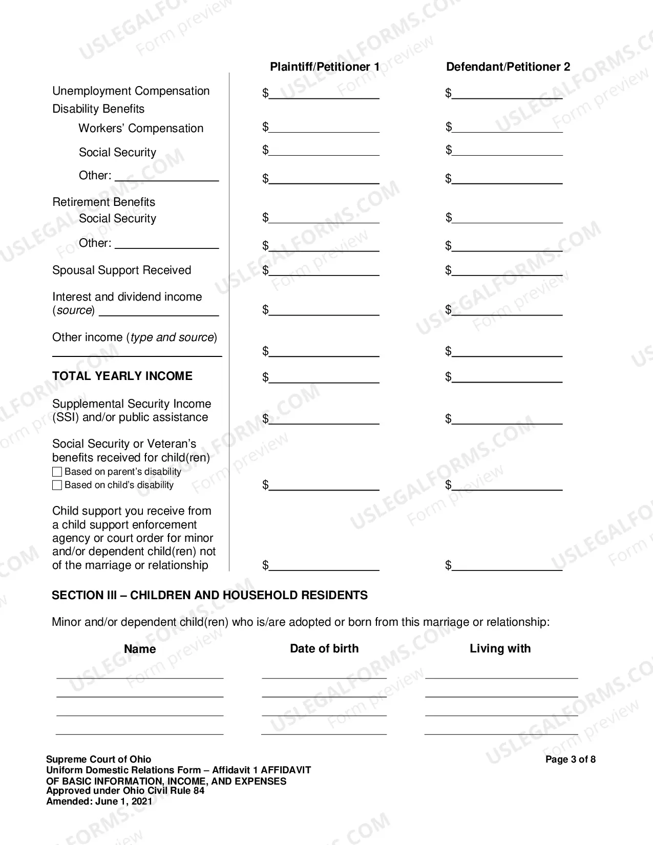 Preview Motion To Modify Child Support