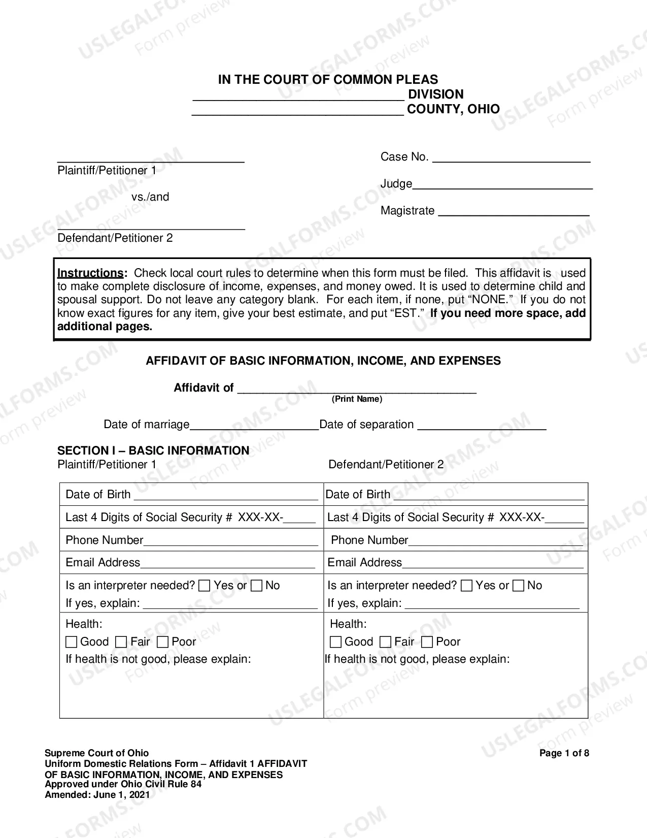 Preview Motion To Modify Child Support