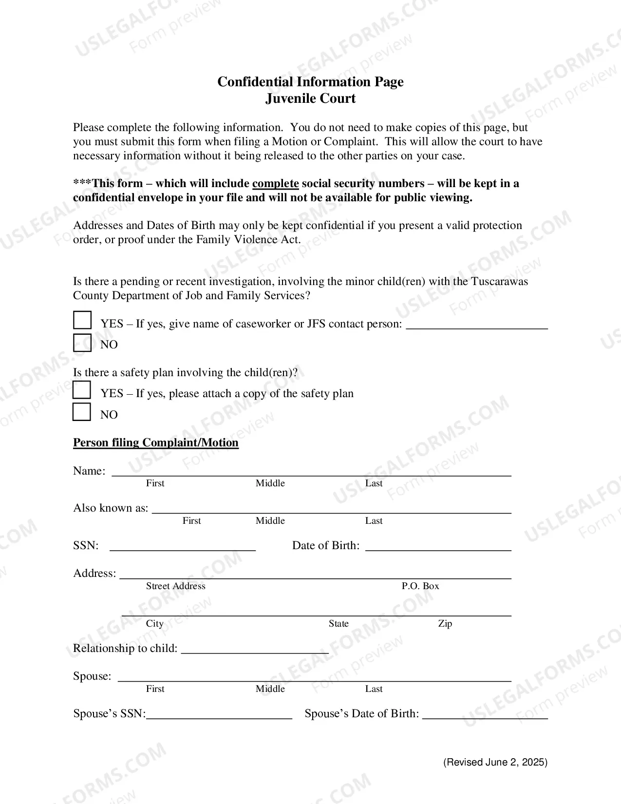 Preview Motion To Modify Prior Court Order