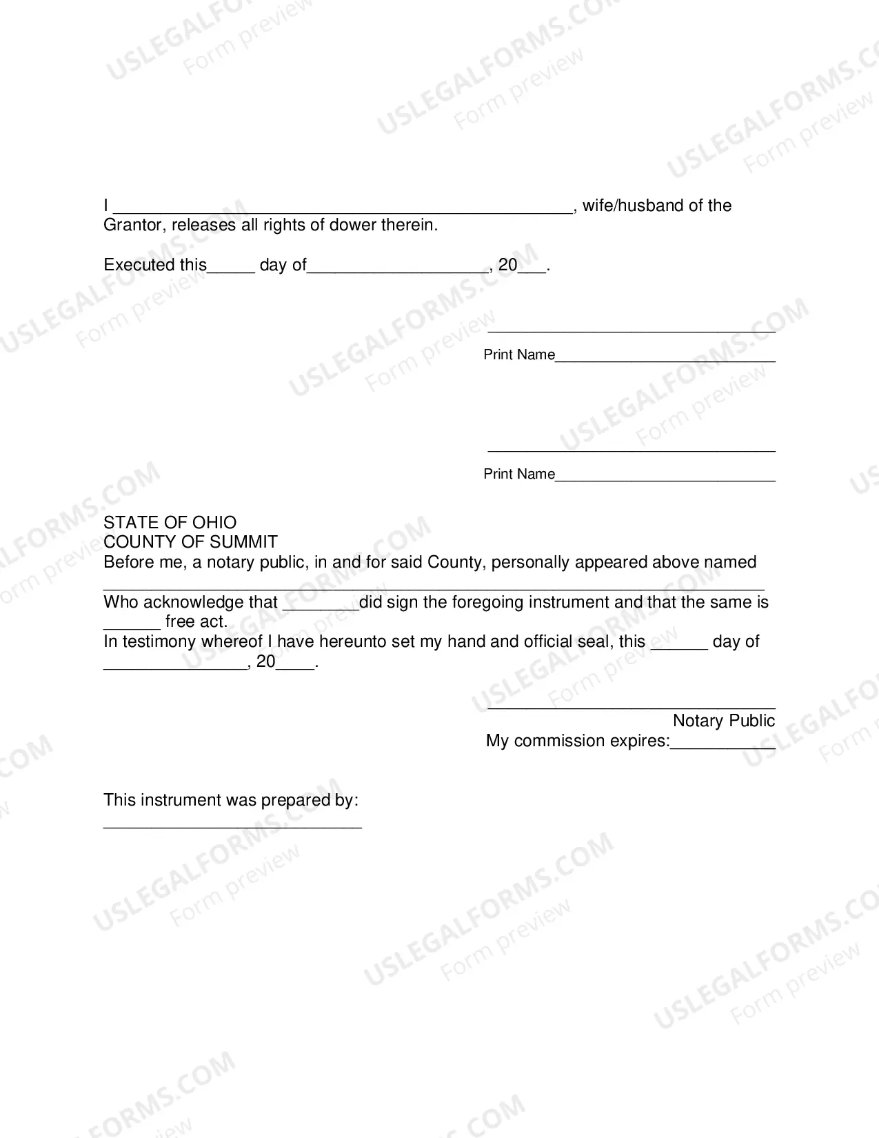 Preview Survivorship Deed