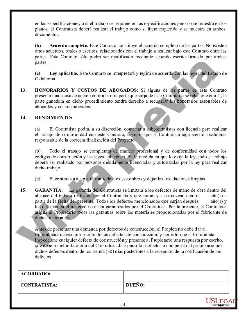 Preview Contrato de revestimiento para contratista