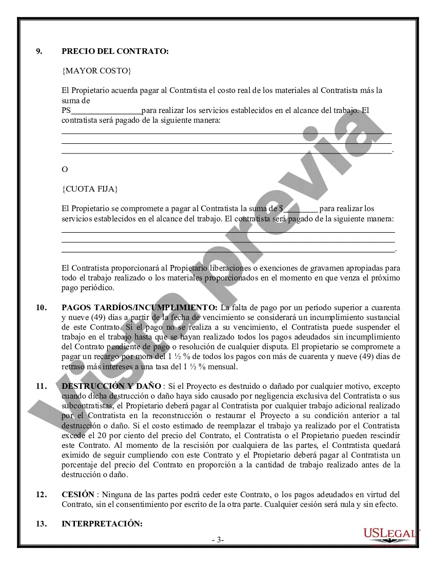 Preview Contrato de Fundación para Contratista