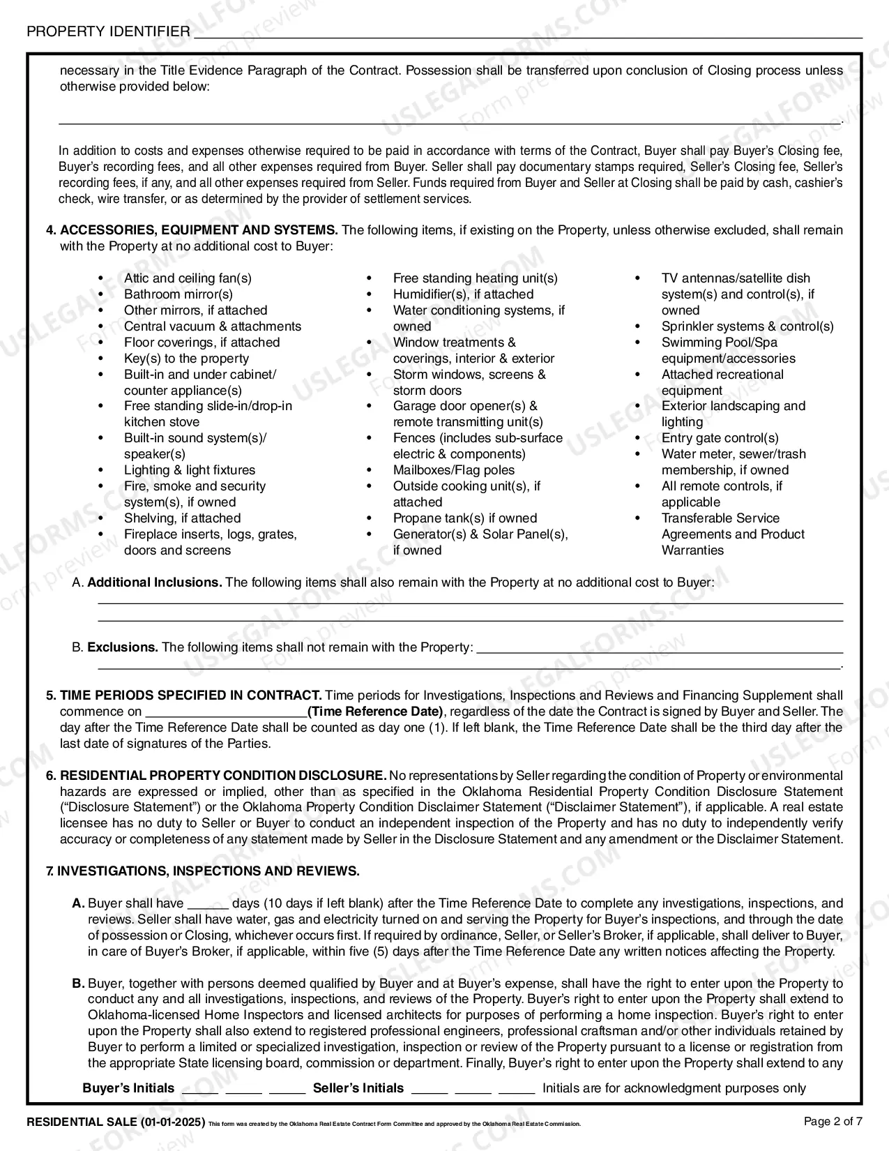 Preview Contract for Sale and Purchase of Real Estate with No Broker for Residential Home Sale Agreement