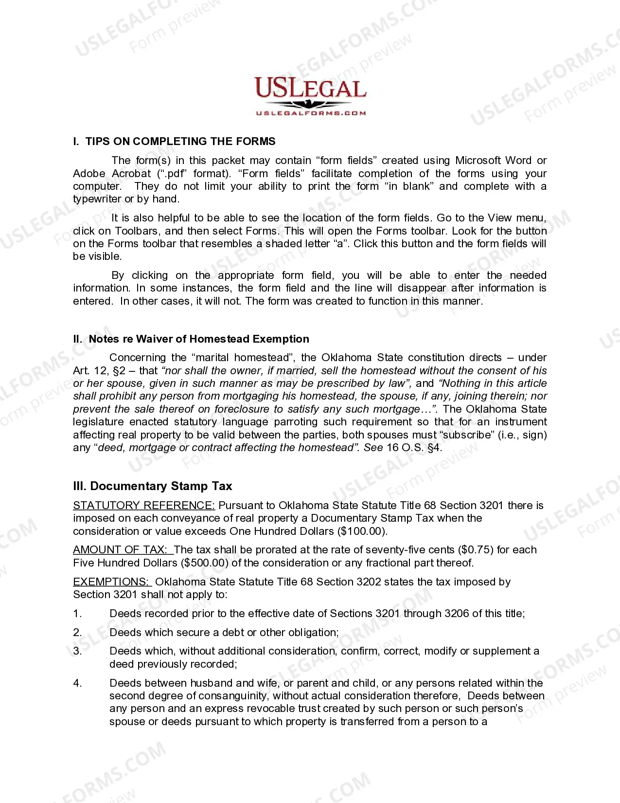 Preview Warranty Deed from Individual to Husband and Wife