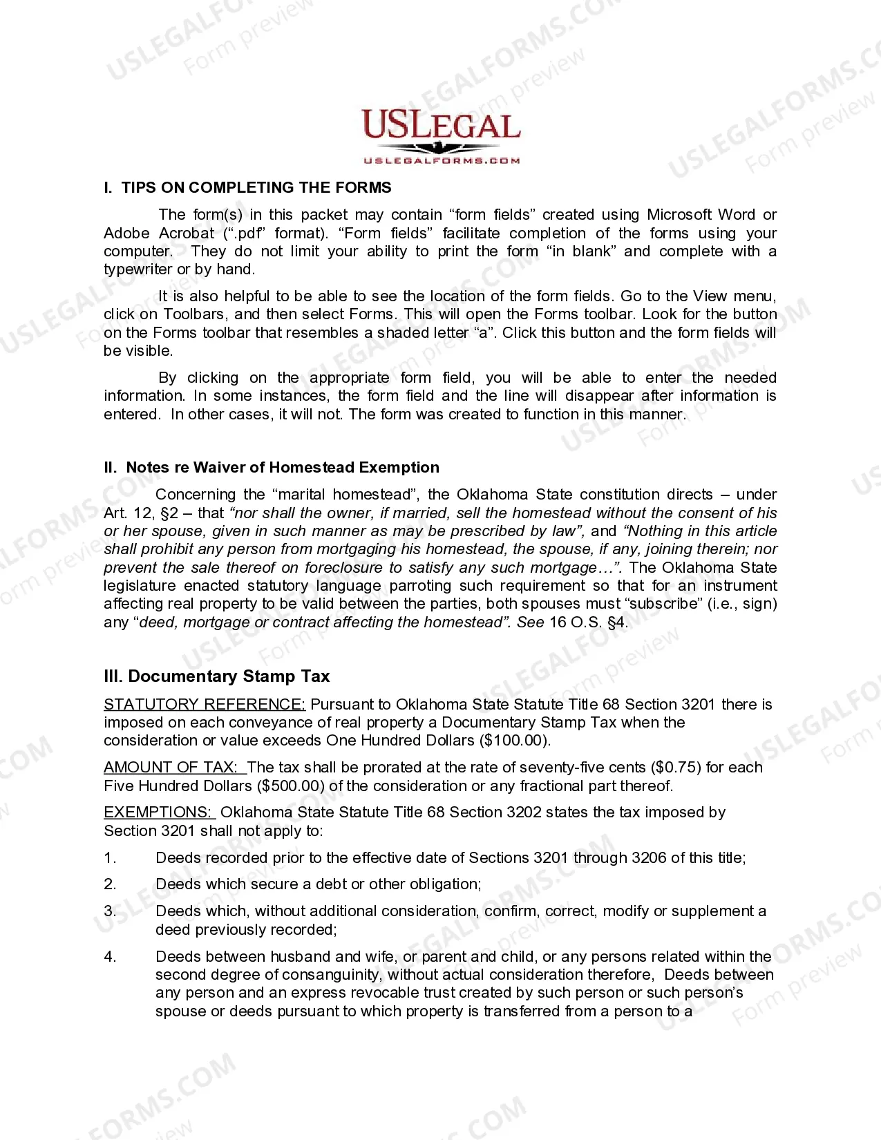 Preview Warranty Deed from Two Individuals to an Individual